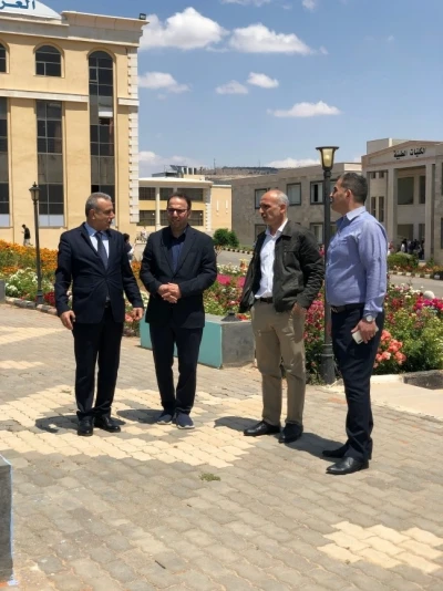 زيارة بحثية بين الجامعة والمؤسسة الألمانية السورية