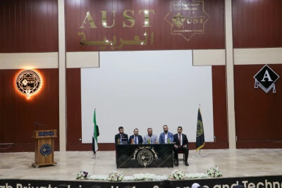 زيارة المكتب السياسي في محافظة حماة إلى الجامعة العربية الخاصة