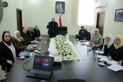 Follow-up meeting to qualify the Arab Private University for Science and Technology to obtain the international quality certificate ISO 9001:2015