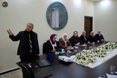 اجتماع المتابعة لتأهيل الجامعة العربية الخاصة للعلوم والتكنولوجيا للحصول على شهادة الجودة الدولية ISO 9001:2015