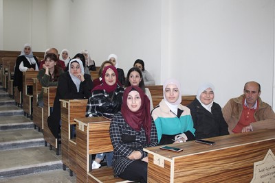 متابعة تدريب الموظفين في الجامعة للحصول على شهادة الجودة الدولية ISO 9001:2015