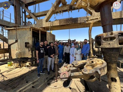 رحلة علمية الى مديرية حقول المنطقة الوسطى