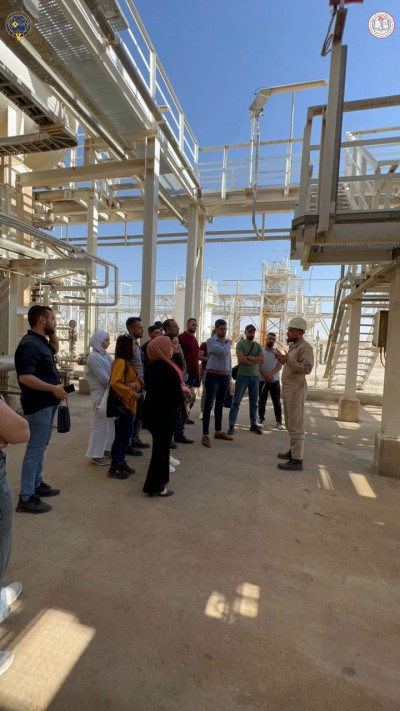 رحلة علمية الى مديرية حقول المنطقة الوسطى