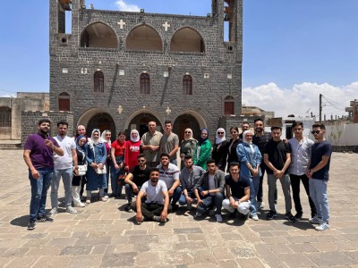 رحلة علمية لطلاب الهندسة المعمارية في السنة الثانية والرابعة.