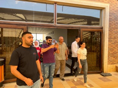 رحلة علمية لطلاب الهندسة المعمارية في السنة الثانية والرابعة.