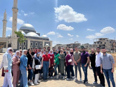 رحلة علمية لطلاب الهندسة المعمارية في السنة الثانية والرابعة.