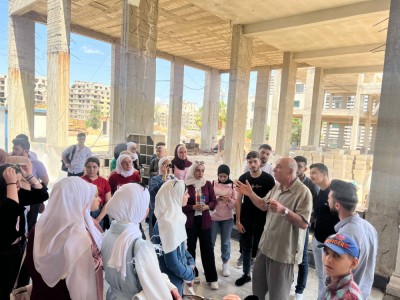 رحلة علمية لطلاب الهندسة المعمارية في السنة الثانية والرابعة.