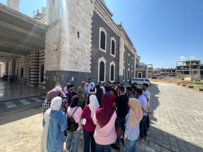 رحلة علمية لطلاب الهندسة المعمارية في السنة الثانية والرابعة.