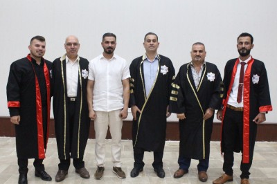 تحكيم مشاريع تخرج طلاب السنة السنة الخامسة للفصل الصيفي من العام الدراسي 2022/2023