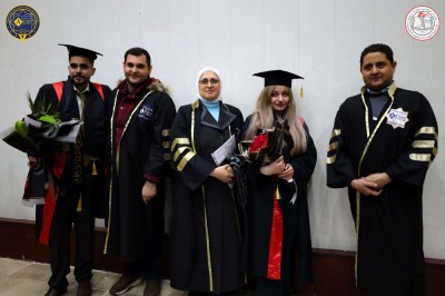 أجواء مشاريع التخرج لكلية الهندسة المعلوماتية