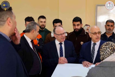 زيارة السيد الدكتور وزير التعليم العالي والبحث العلمي إلى الجامعة العربية الخاصة للعلوم والتكنولوجيا