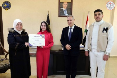 تكريم طلاب كلية الهندسة المعلوماتية