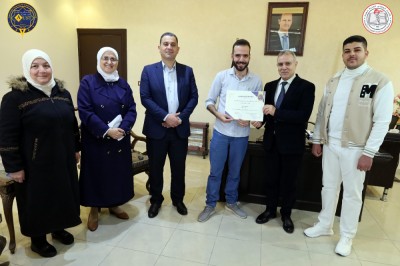 تكريم طلاب كلية الهندسة المعلوماتية