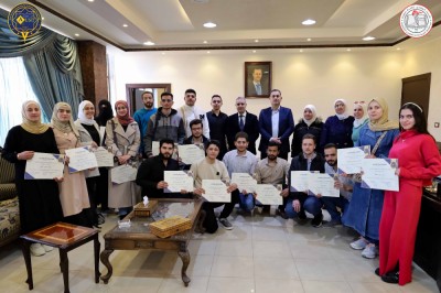 تكريم طلاب كلية الهندسة المعلوماتية