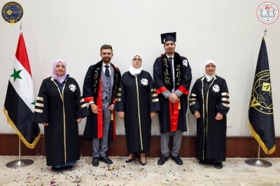 مناقشة مشاريع التخرج لكلية الهندسة المعلوماتية