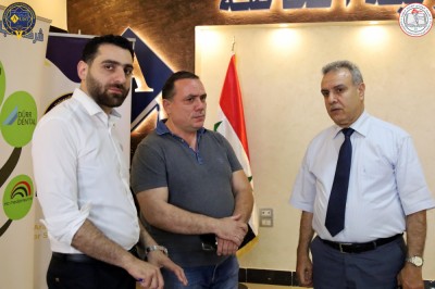 الورشة المخبرية المقامة على هامش المؤتمر العلمي الثاني لكلية طب الاسنان برعاية شركة النجاح وشركة لانا دينت