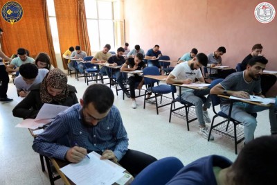 أجواء أول يوم امتحاني من الفصل الثاني للعام الدراسي 2023-2024