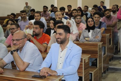 Open student meeting with Dr. Mukhlis Al-Jundi, Head of the Dental Syndicate