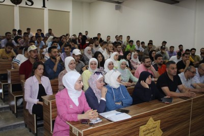 Open student meeting with Dr. Mukhlis Al-Jundi, Head of the Dental Syndicate