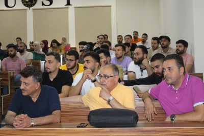 Open student meeting with Dr. Mukhlis Al-Jundi, Head of the Dental Syndicate