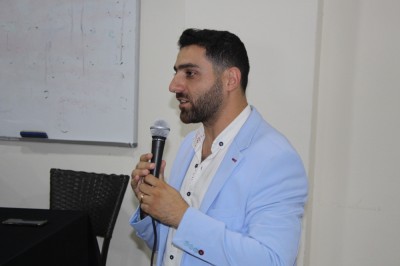 Open student meeting with Dr. Mukhlis Al-Jundi, Head of the Dental Syndicate