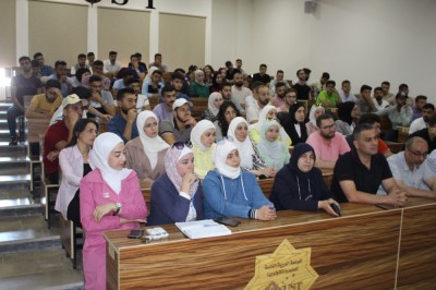 Open student meeting with Dr. Mukhlis Al-Jundi, Head of the Dental Syndicate