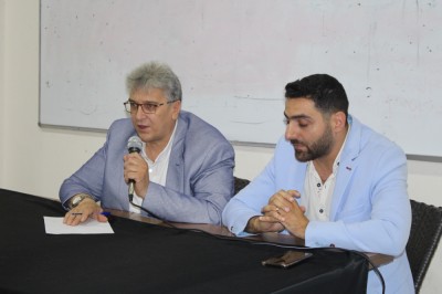 Open student meeting with Dr. Mukhlis Al-Jundi, Head of the Dental Syndicate