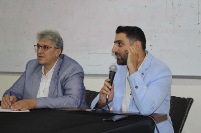 Open student meeting with Dr. Mukhlis Al-Jundi, Head of the Dental Syndicate