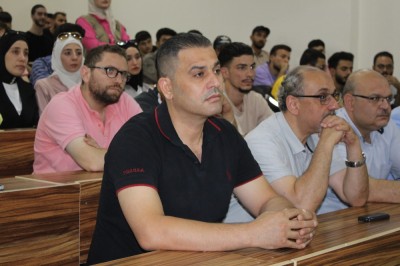 Open student meeting with Dr. Mukhlis Al-Jundi, Head of the Dental Syndicate