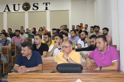 Open student meeting with Dr. Mukhlis Al-Jundi, Head of the Dental Syndicate