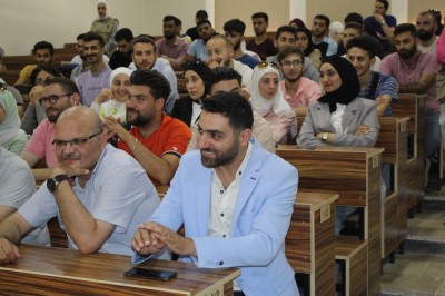 Open student meeting with Dr. Mukhlis Al-Jundi, Head of the Dental Syndicate