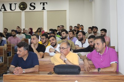 Open student meeting with Dr. Mukhlis Al-Jundi, Head of the Dental Syndicate