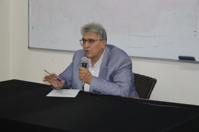 Open student meeting with Dr. Mukhlis Al-Jundi, Head of the Dental Syndicate