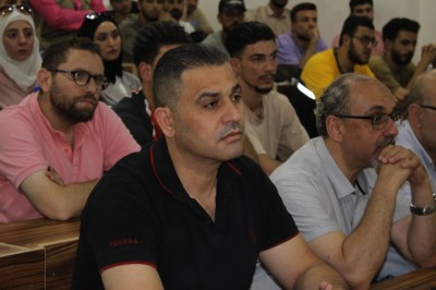 Open student meeting with Dr. Mukhlis Al-Jundi, Head of the Dental Syndicate
