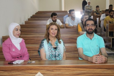 Open student meeting with Dr. Mukhlis Al-Jundi, Head of the Dental Syndicate