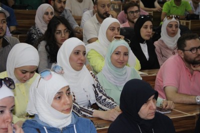 Open student meeting with Dr. Mukhlis Al-Jundi, Head of the Dental Syndicate