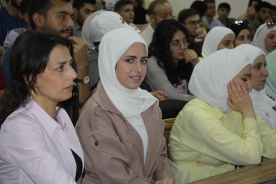 Open student meeting with Dr. Mukhlis Al-Jundi, Head of the Dental Syndicate