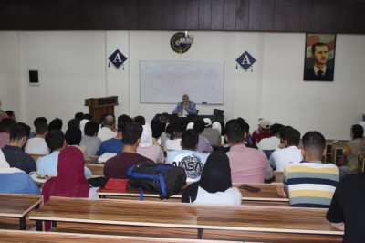 Open student meeting with Dr. Mukhlis Al-Jundi, Head of the Dental Syndicate