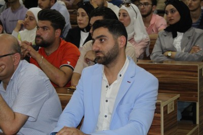 Open student meeting with Dr. Mukhlis Al-Jundi, Head of the Dental Syndicate