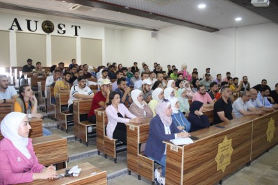 Open student meeting with Dr. Mukhlis Al-Jundi, Head of the Dental Syndicate