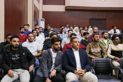 زيارة المكتب السياسي في محافظة حماة إلى الجامعة العربية الخاصة