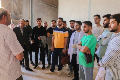 رحلة علمية لطلاب كلية الهندسة الكيميائية إلى معمل البورسلان