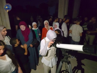 الجامعة العربية الخاصة تستضيف فعالية رصد شهب البرشاويات