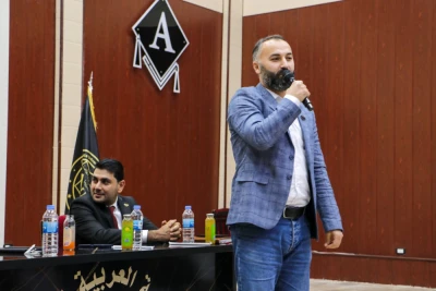 زيارة المكتب السياسي في محافظة حماة إلى الجامعة العربية الخاصة