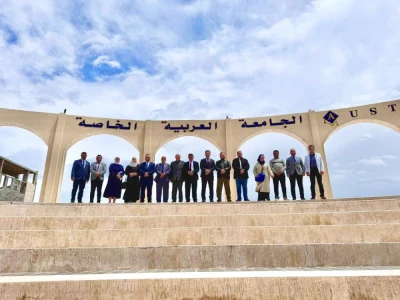 الجامعة العربية الخاصة تستقبل رئيس جامعة الشام العالمية لتعزيز التعاون الأكاديمي
