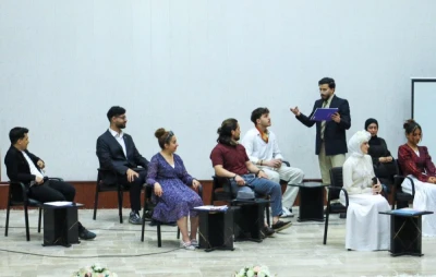 برعاية رئيس الجامعة.. كلية الترجمة تقدّم أولى عروضها المسرحية Mind Your Language