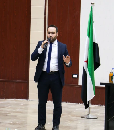 زيارة المكتب السياسي في محافظة حماة إلى الجامعة العربية الخاصة