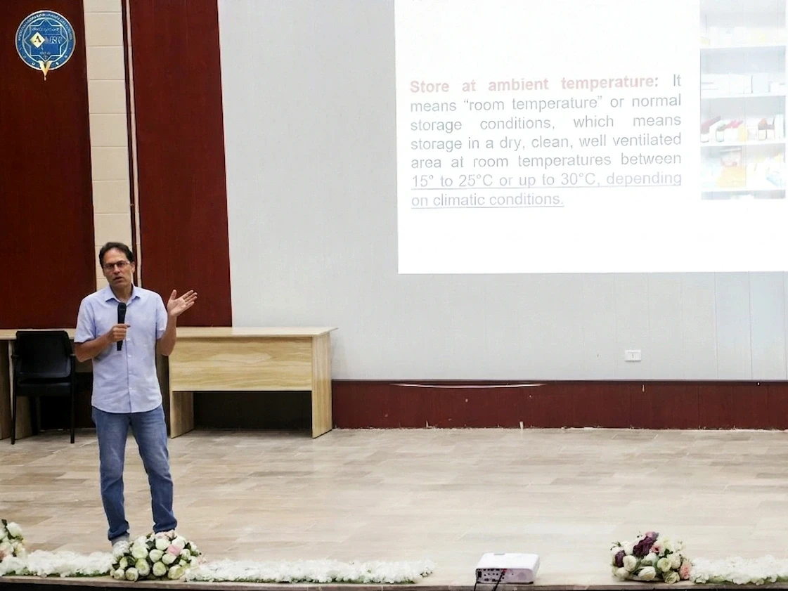 الجامعة العربية الخاصة تُقيم محاضرة علمية تناقش معايير وشروط حفظ الأدوية والمستلزمات الطبية