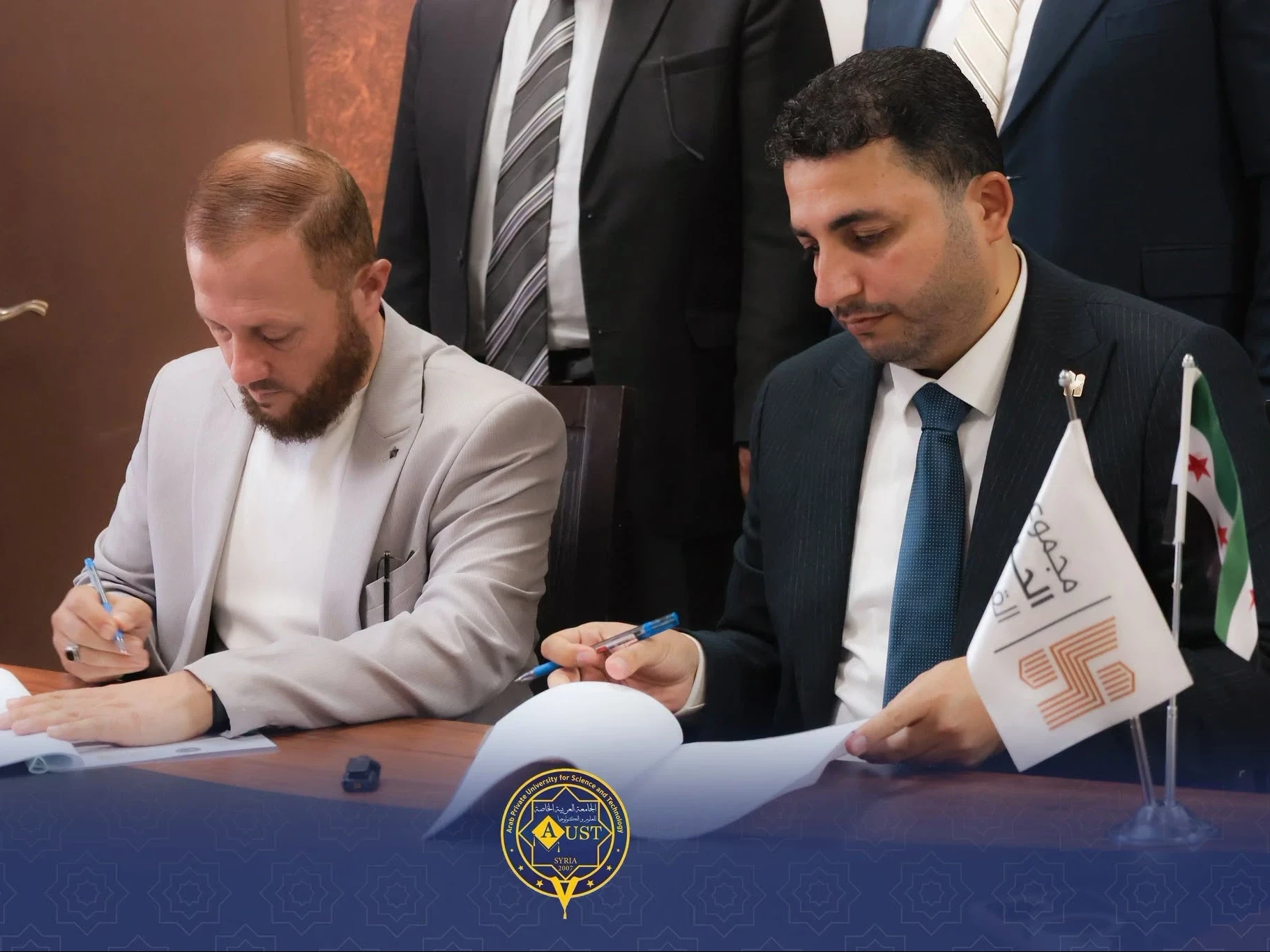 الجامعة العربية الخاصة للعلوم والتكنولوجيا توقّع اتفاقية شراكة استراتيجية مع مجموعة الحسن القابضة Al-hasan Holding Group لتعزيز التدريب والربط بسوق العمل